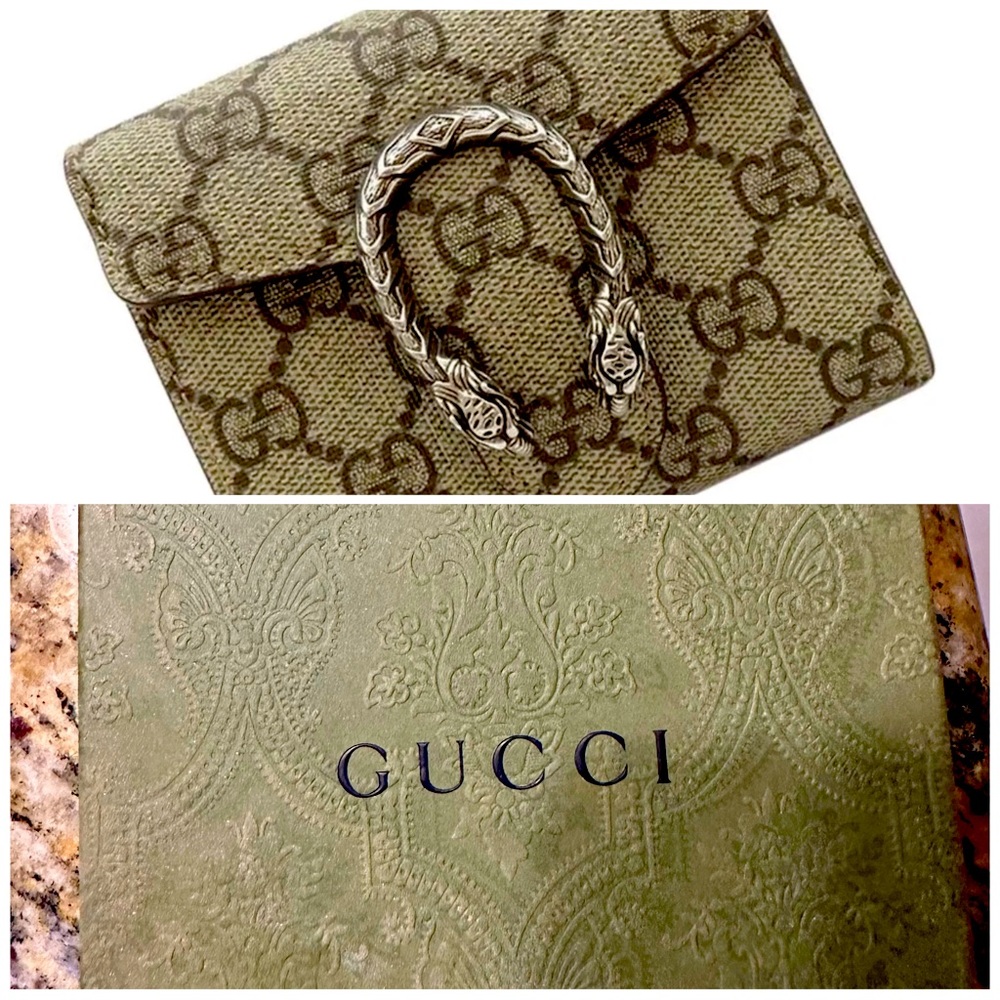 Gucci Dionysus wallet with box